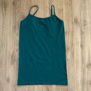 Teal Spaghetti Strap Women's Top